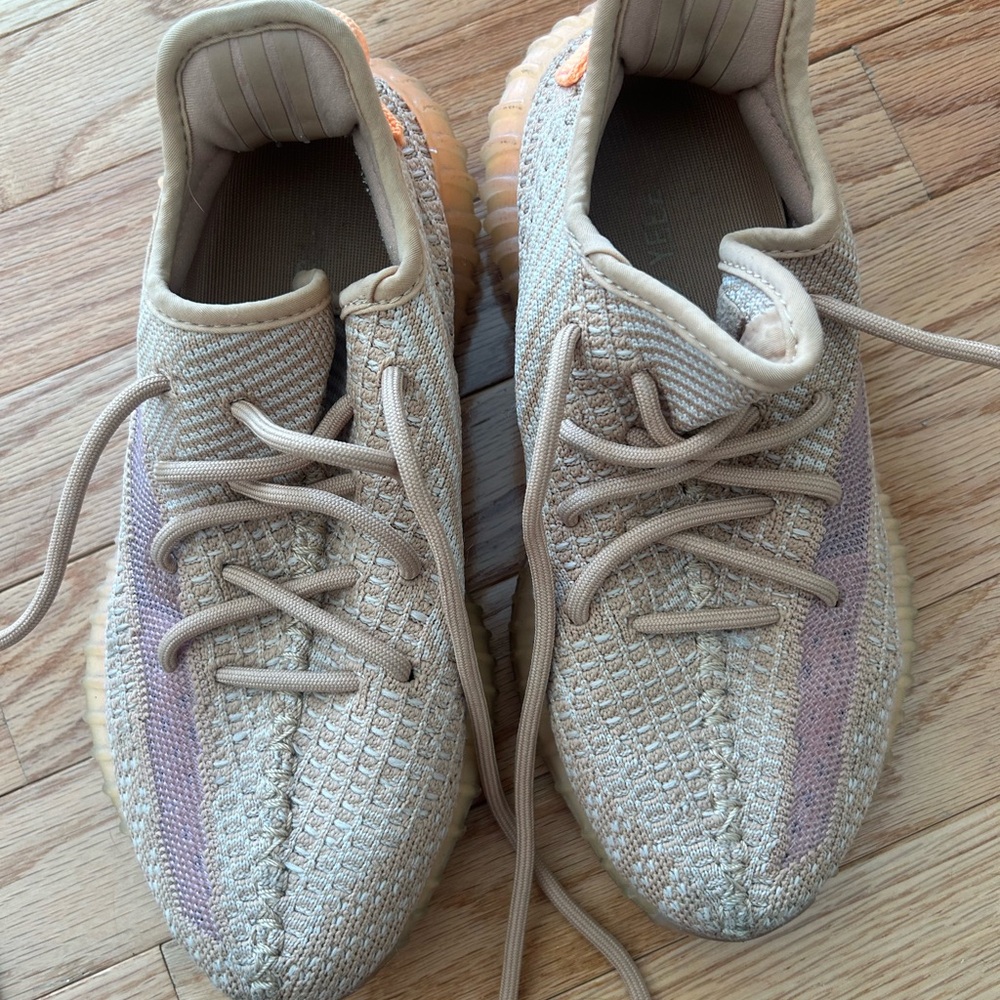 Yeezy Athletic Shoes in Tan and Purple - Picture 2 of 4